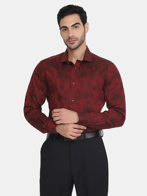 Blackberrys Men Self Design Formal Brown Shirt - Buy Blackberrys Men Self  Design Formal Brown Shirt Online at Best Prices in India