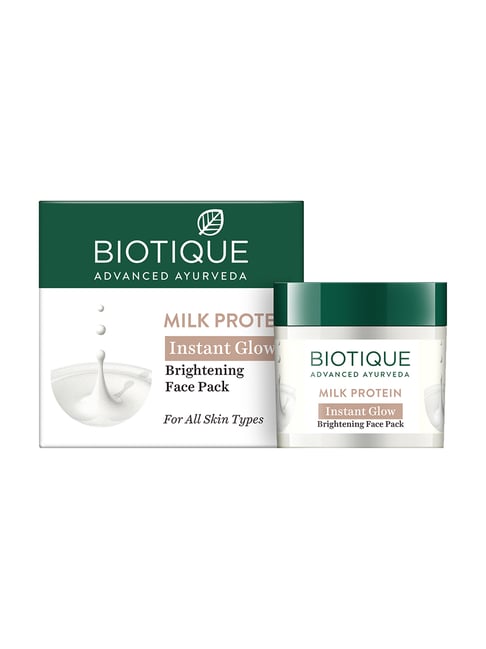 Biotique Milk Protein Instant Glow Brightening Face Pack - 50 gm-image-39