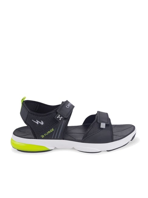 Fsports Mens Dark Grey and Green Colour RAY Series Synthetic Casual Sandal  11UK: Buy Online at Low Prices in India - Amazon.in
