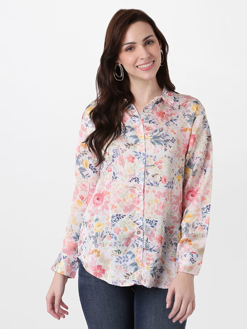 AND Multicolor Floral Print Shirt Price in India