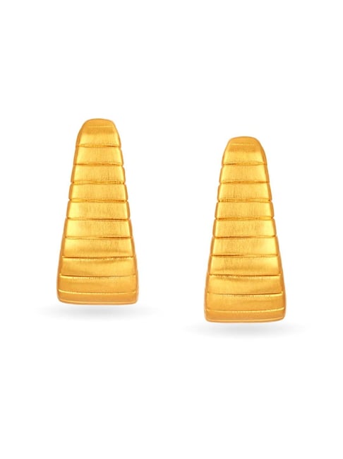 22k Gold Jhumka Earrings For Women ER-2480 - Rupashree Jewellers (RB)