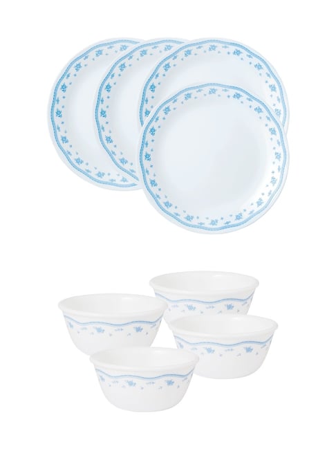 Corelle Livingware Pc Basic, Mini, Starter Dining Set Set-Morning Blue