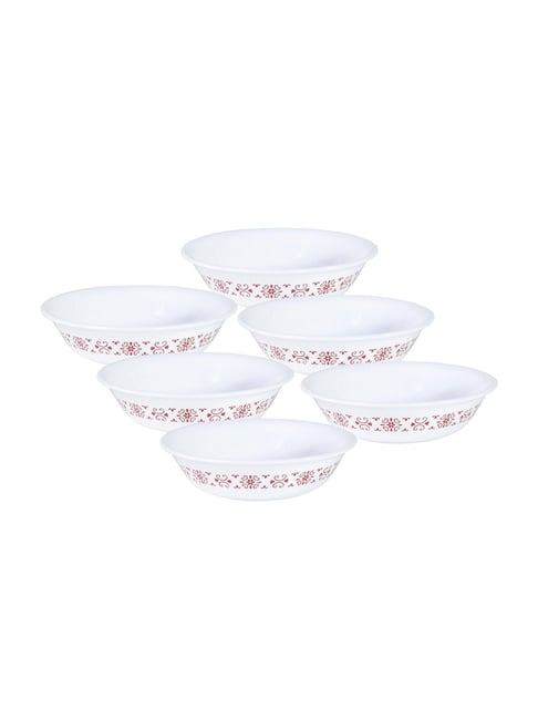 Buy Corelle White Vitrelle Glass Dessert Bowls Set of (296ml