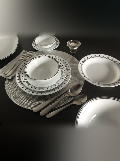 Buy Corelle White Vitrelle Glass Katori Set of (177ml) at Best