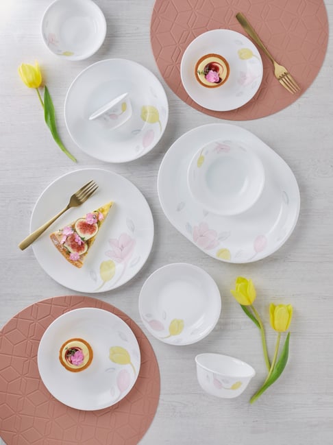 Buy Corelle White Vitrelle Glass Oval Serving Platter Set of