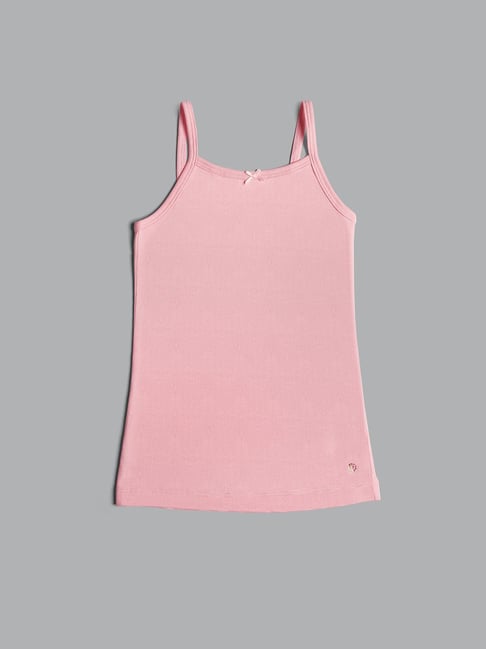Buy Jockey Juniors Pink Solid Camisole online