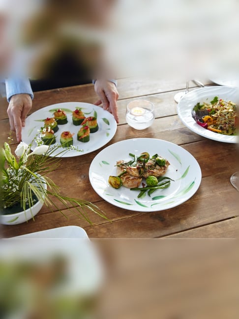 Corelle Asia Dancing Leaves 26cm Dinner Plate Pack of