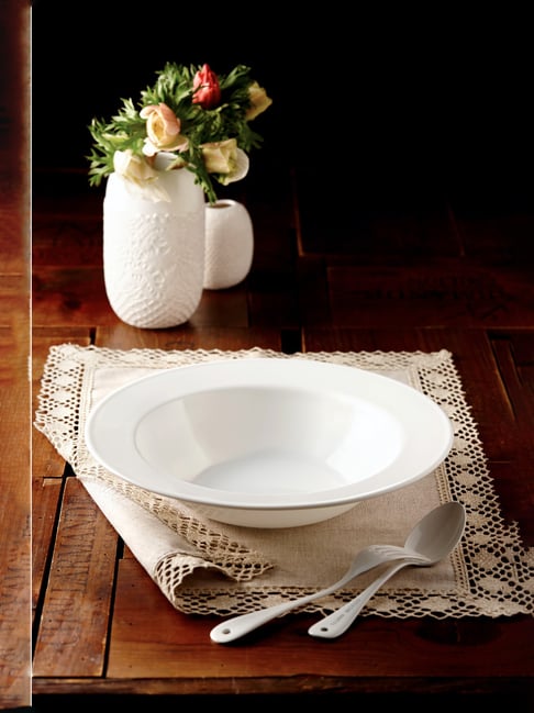Buy Corelle White Vitrelle Glass Curry Bowl (828ml) at Best Price