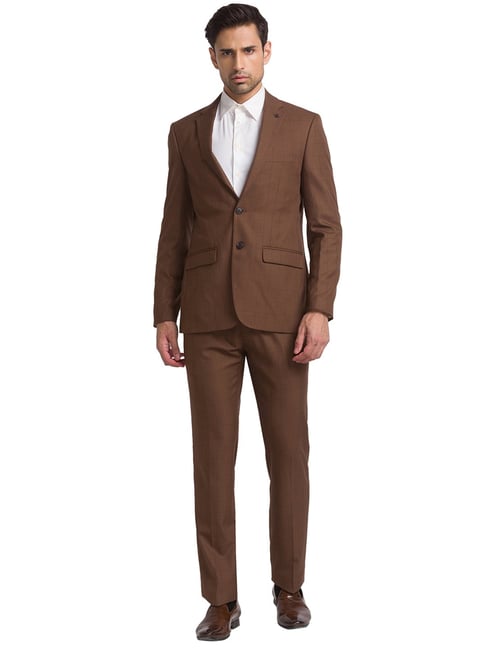 Suit trousers Skinny Fit  Brown  Men  HM IN