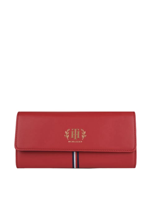 Tommy Hilfiger Red Solid Wallet for Women