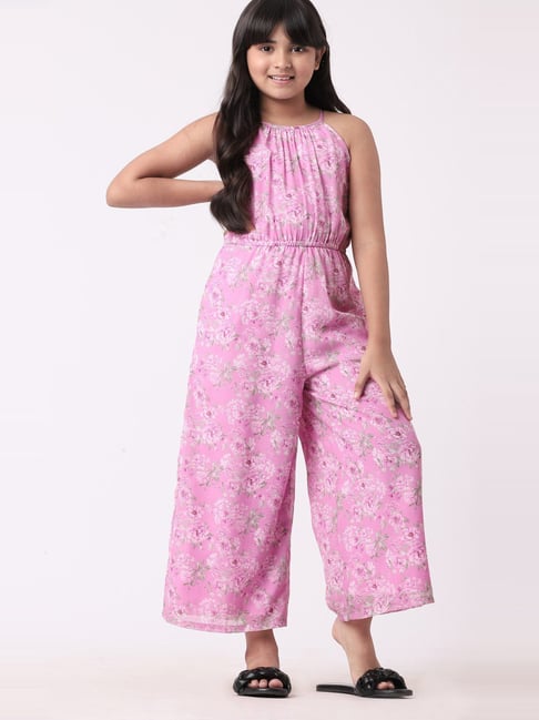 Floral sales jumpsuit kids