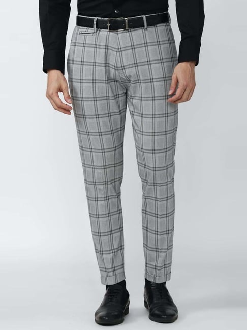 Tailored & Formal trousers Etro - Wool blend straight check trousers -  176311345002