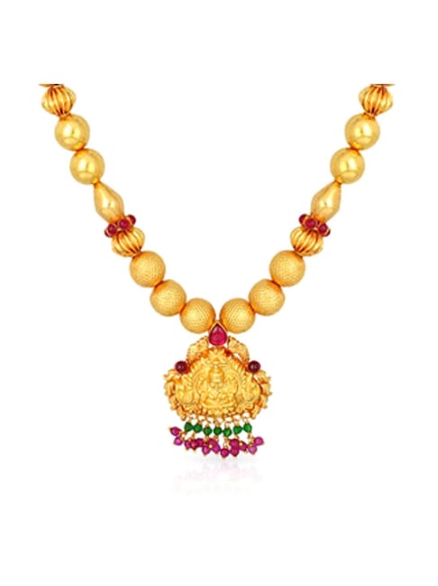 Temple jewellery designs in malabar sales gold with price