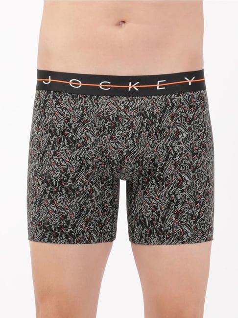 Buy Jockey Black Comfort Fit Printed Briefs for Mens Online @ Tata CLiQ