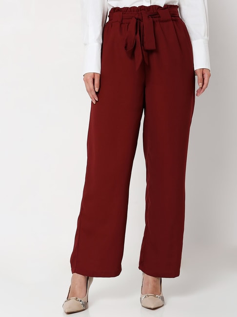 Pull On Drawstring Trouser - Solid Linen Viscose