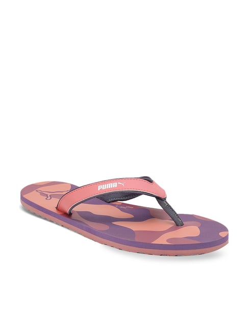 Puma pink flip online flops