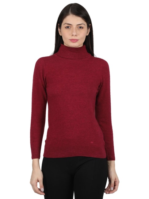 Monte Carlo Rose Red Wool Sweater