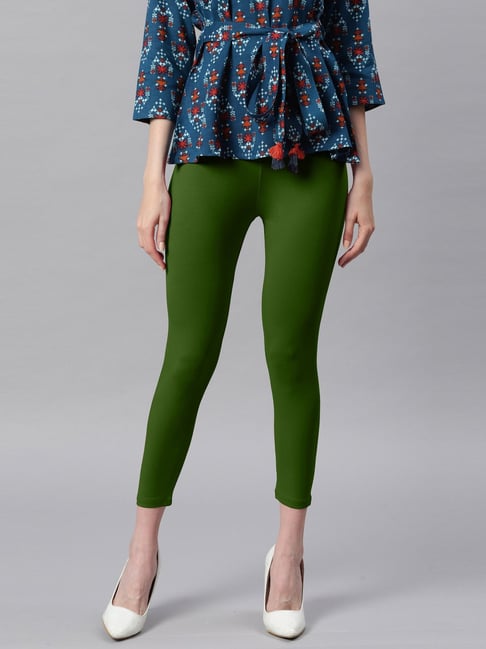 Nike Leg-A-See camo print leggings in green | ASOS