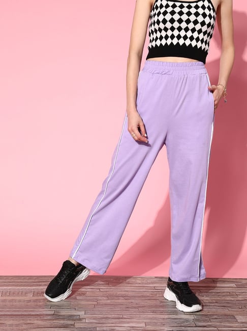 Melon by PlusS Lavender Regular Fit Trackpant