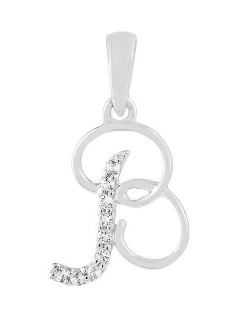 925 Sterling Silver Initial Letter pendant Necklace for Women Cursive
