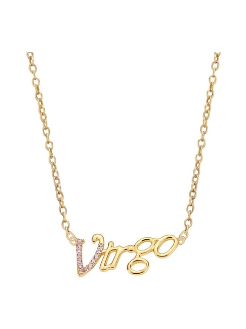VIRGO Zodiac Small Sterling Silver Necklace | flyingtutu,jewelry,handmade  jewelry,sterling silver