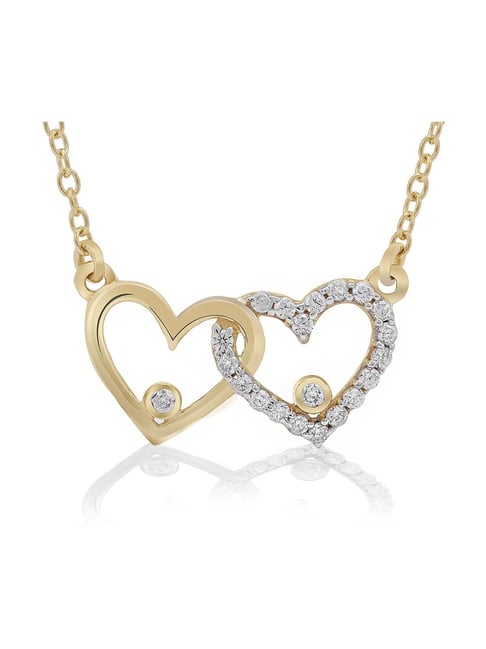Swarovski Valentine's Double Heart Match Necklace Gold Plated N42 | eBay