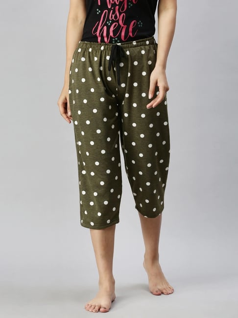 Kryptic Green Printed Capris-picture-37