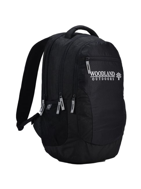 Woodland Ltrs Black Medium Laptop Backpack
