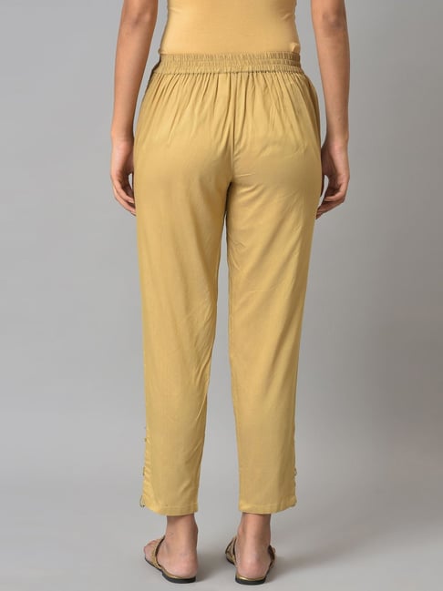 Buy W Green Slim Fit Pants for Women Online @ Tata CLiQ