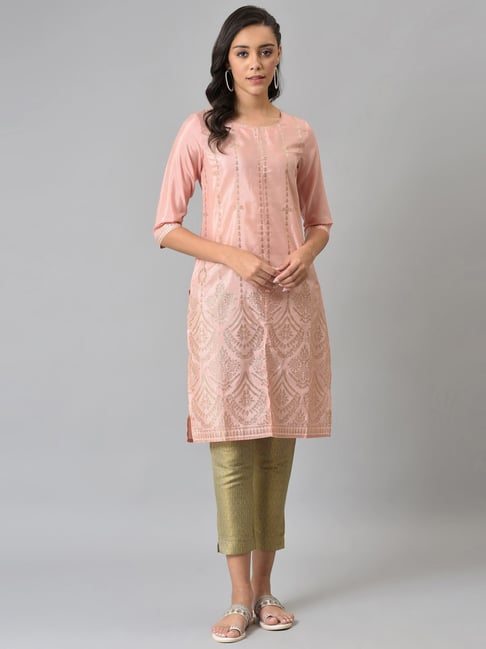 W for 2024 women's straight kurta