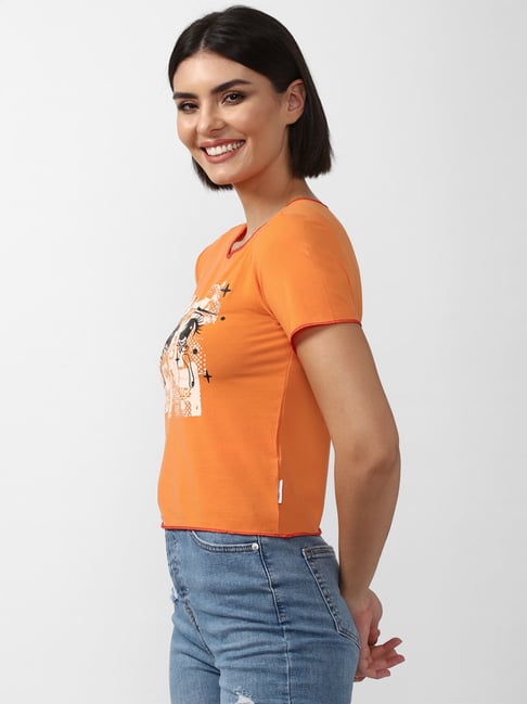 forever 21 orange top