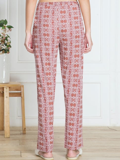 Buy Van Heusen Maroon Printed Pyjamas for Women Online @ Tata CLiQ