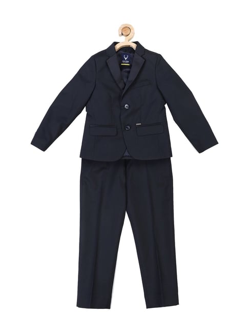 Allen Solly Junior Navy Regular Fit Full Sleeves Jacket Set