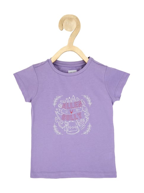 Allen Solly Junior Purple Graphic T-Shirt