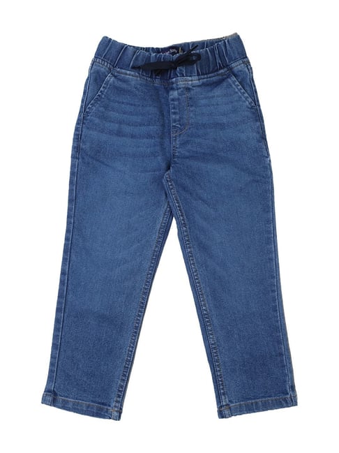 Allen Solly Junior Blue Cotton Regular Fit Jeans