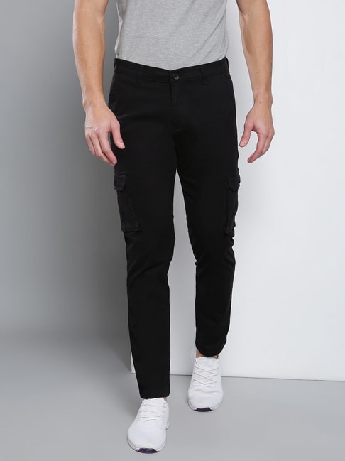 Buy Jump Cuts Mens Printed Black and White Loose Fit Polyester Cargo Pant  Online at Best Prices in India - JioMart.