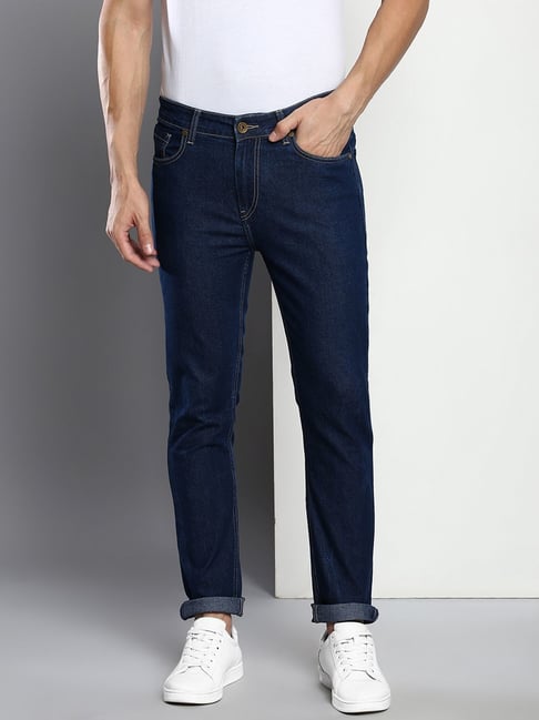 Buy Dennis Lingo Indigo Slim Fit Jeans for Mens Online Tata CLiQ