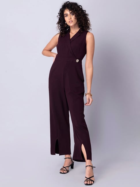 Buy FabAlley Multicolored Floral Belted Jumpsuit Online | ZALORA Malaysia