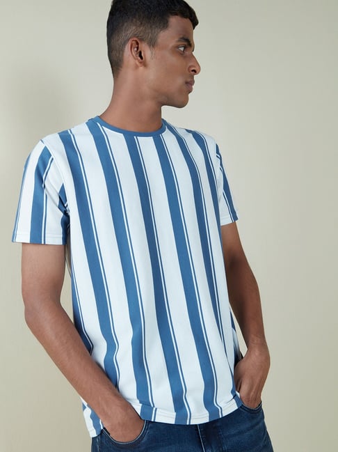 Blue Stripe Shirt (Modern Fit) - FITTED