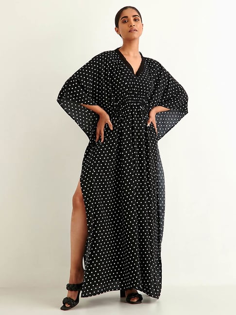 Venasha Women's Solid Color Vneck Rayon Caftans Plus Size Kaftan Casual  Beach Cover up Maxi Dress (A Black,US,Alpha,X-Large,Regular,Regular) at  Amazon Women's Clothing store