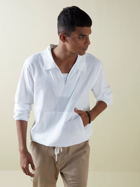 ETA by Westside White Resort-Fit Shirt