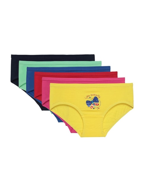 Buy Bodycare Women's Cotton Panty (Pack Of 6) - Multi-Color online