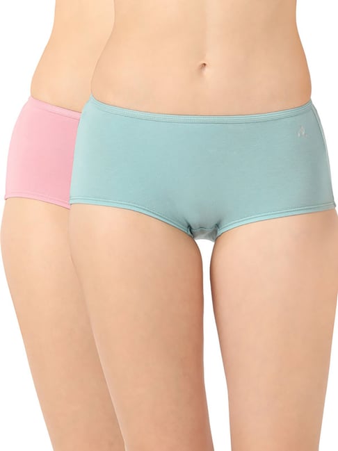 Jockey Pink & Blue Cotton SW02 Hipster - Pack Of 2 (Colors & Prints May  Vary)