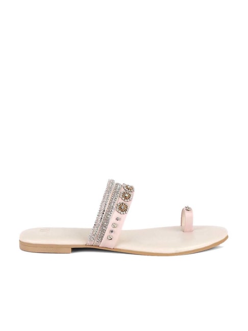 W Women's Wlyla Pink Toe Ring Sandals Price in India