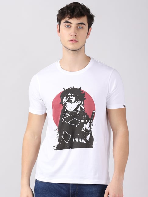 Bushirt White Cotton Crew T-Shirt-picture-48