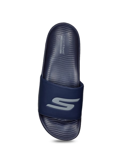 Skechers Men's HYPER SLIDE DERIVER Navy Casual Party Wear