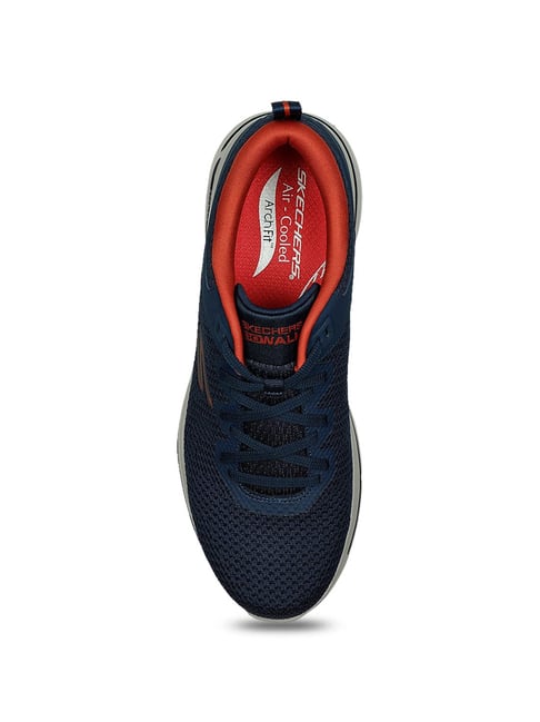 Buy Skechers Mens GO WALK ARCH FIT CLINTON Navy Walking Shoes
