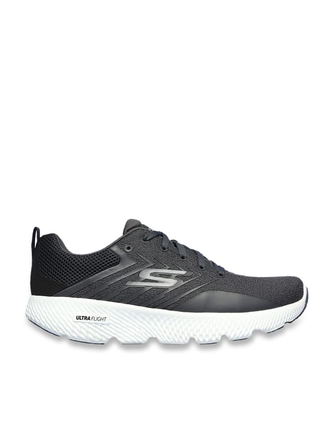 Skechers Men's POWER - VOLT Grey Running Shoes