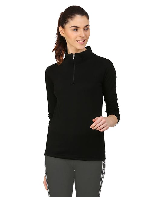 Appulse Black Cotton Slim Fit T-Shirt-picture-18