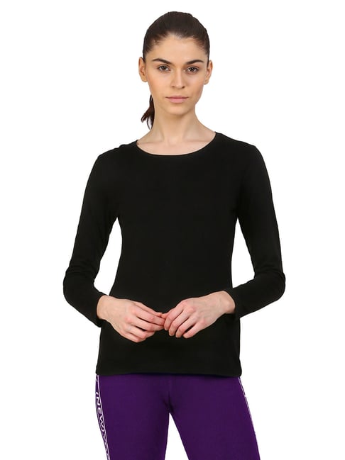 Appulse Black Cotton Slim Fit T-Shirt-picture-27